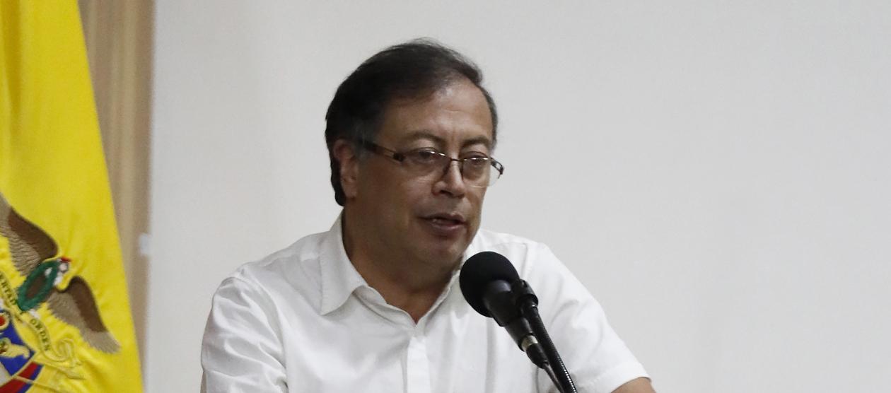 El Presidente de Colombia, Gustavo Petro.