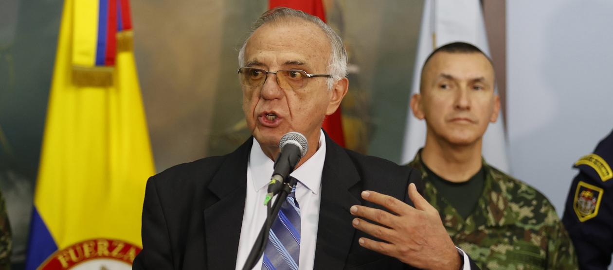 El Ministro de Defensa, Iván Velásquez.