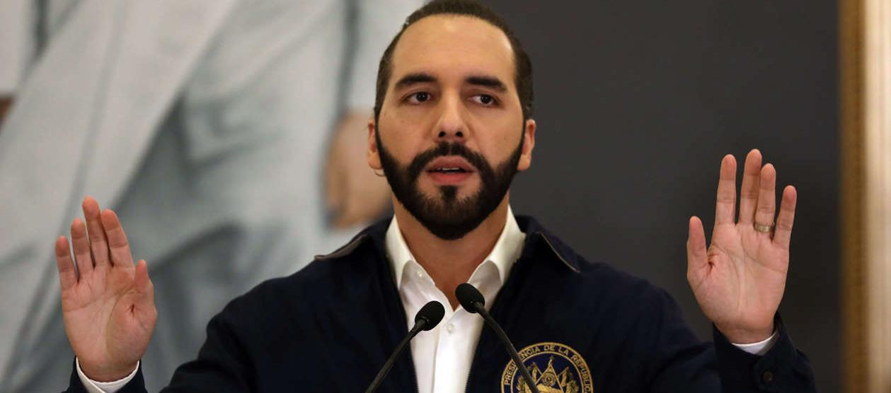 El Presidente de El Salvador, Nayib Bukele.
