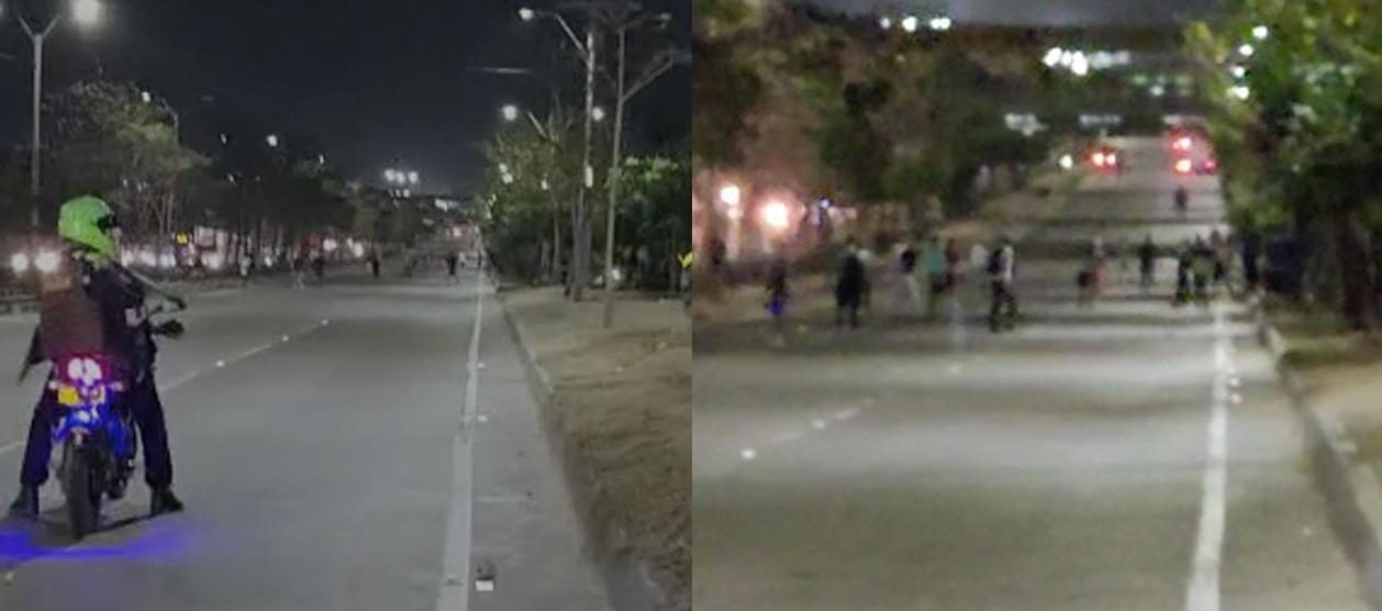 Enfrentamiento de pandillas en La Circunvalar. 