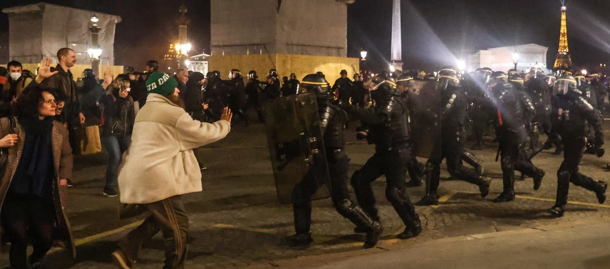 Imagen de los enfrentamientos.