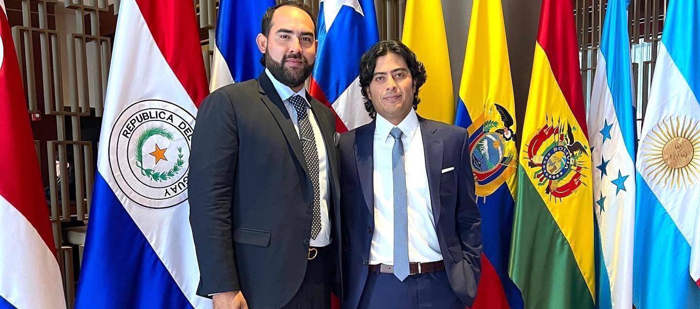  Germán Londoño con Nicolás Petro.