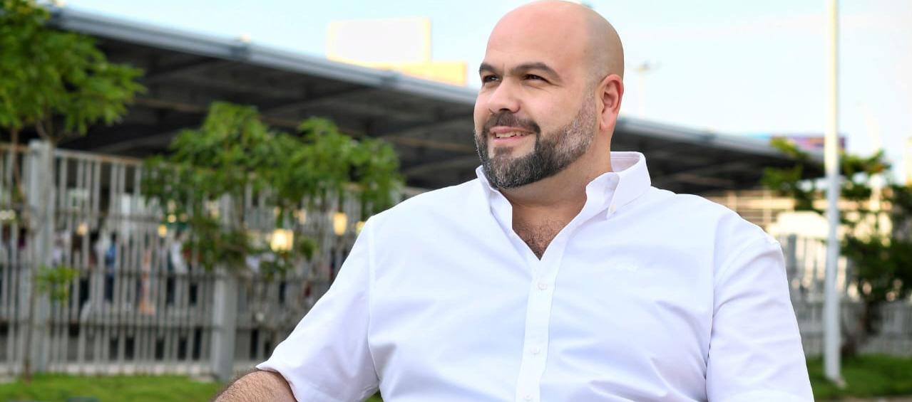 Luis Enrique Guzmán Chams, aspirante a la Alcaldía de Barranquilla.