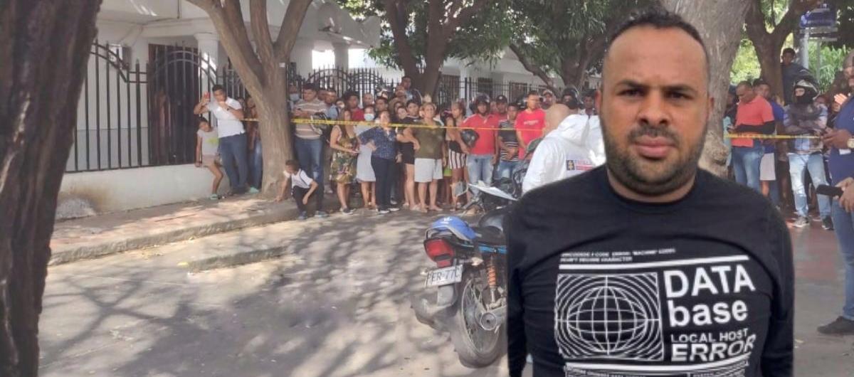 Hexavier Jesús Saavedra Aldana, alias ‘Valenciano’, murió en el lugar de los hechos. 