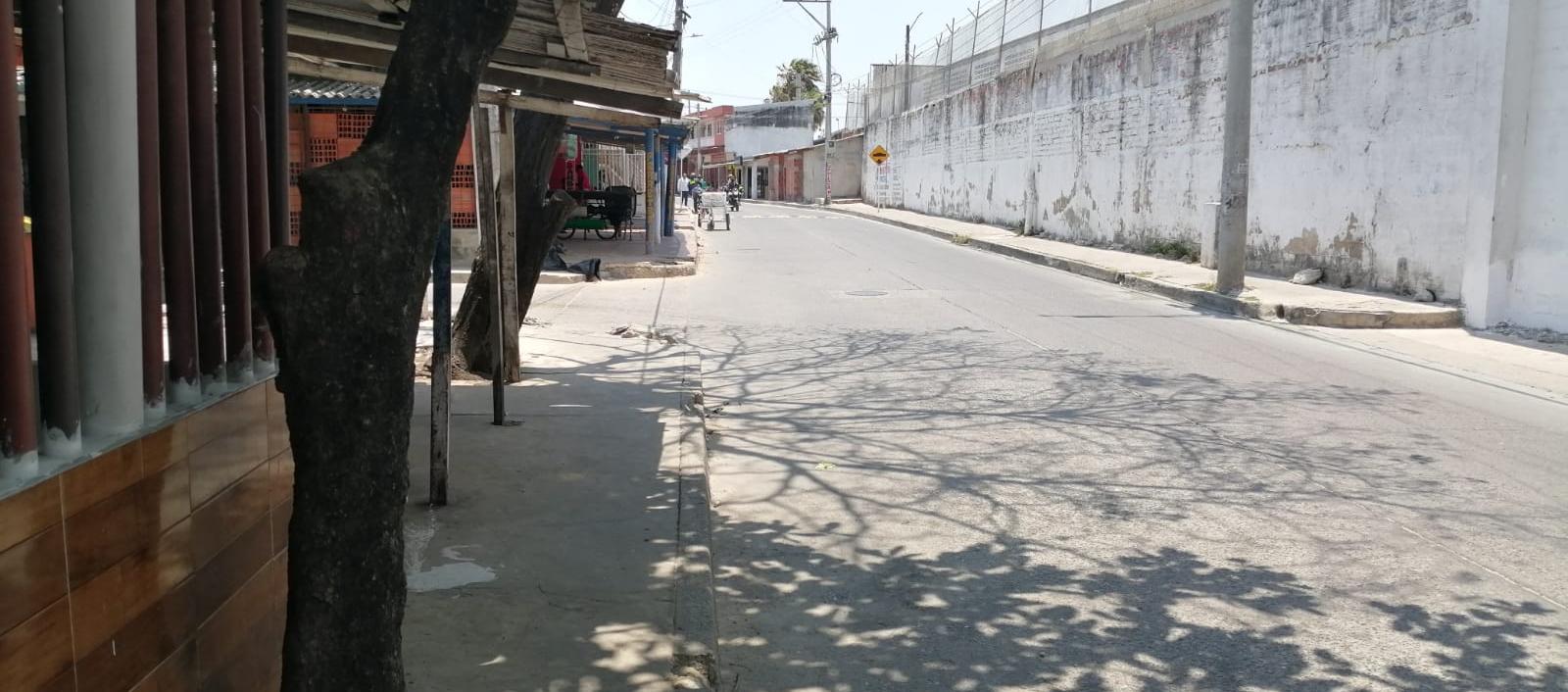 Lugar donde fue hallado el cuerpo del hombre.