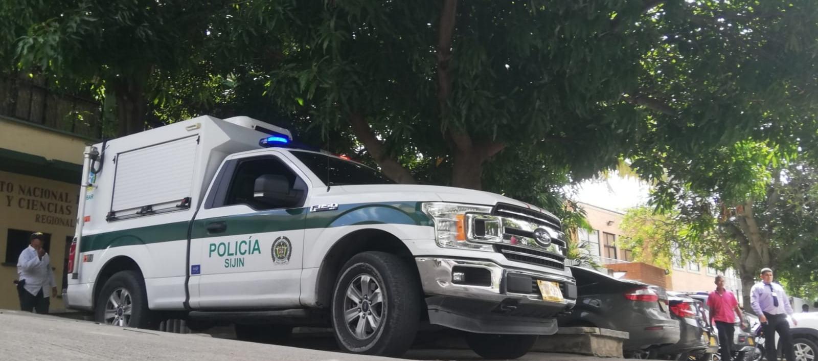 El cuerpo de Dairid Israel García Álvarez fue llevado a Medicina Legal. 