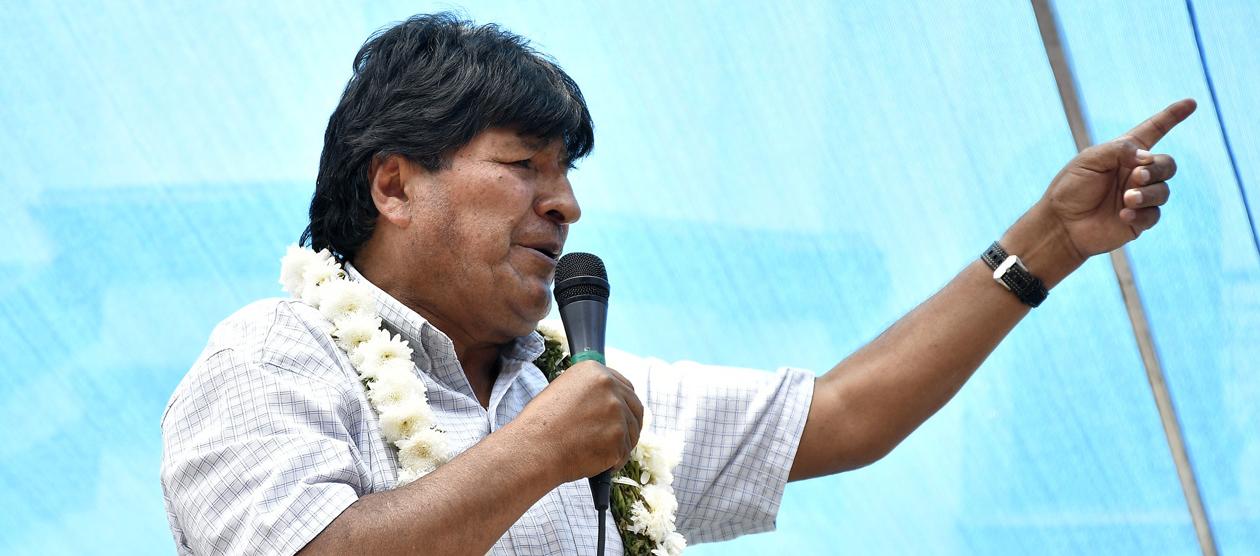 El expresidente de Bolivia, Evo Morales.