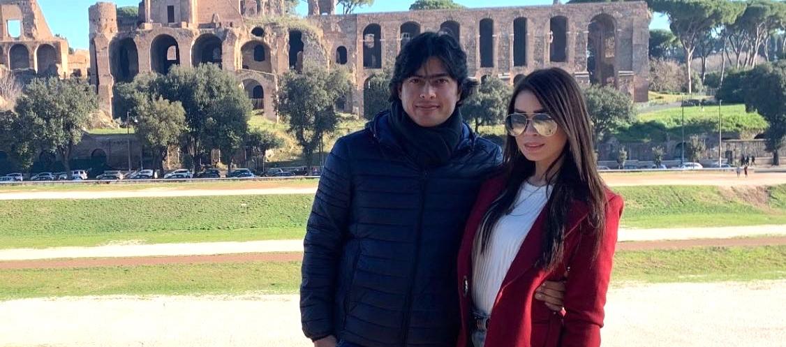 Nicolás Petro con su expareja Daysuris del Carmen Vásquez.