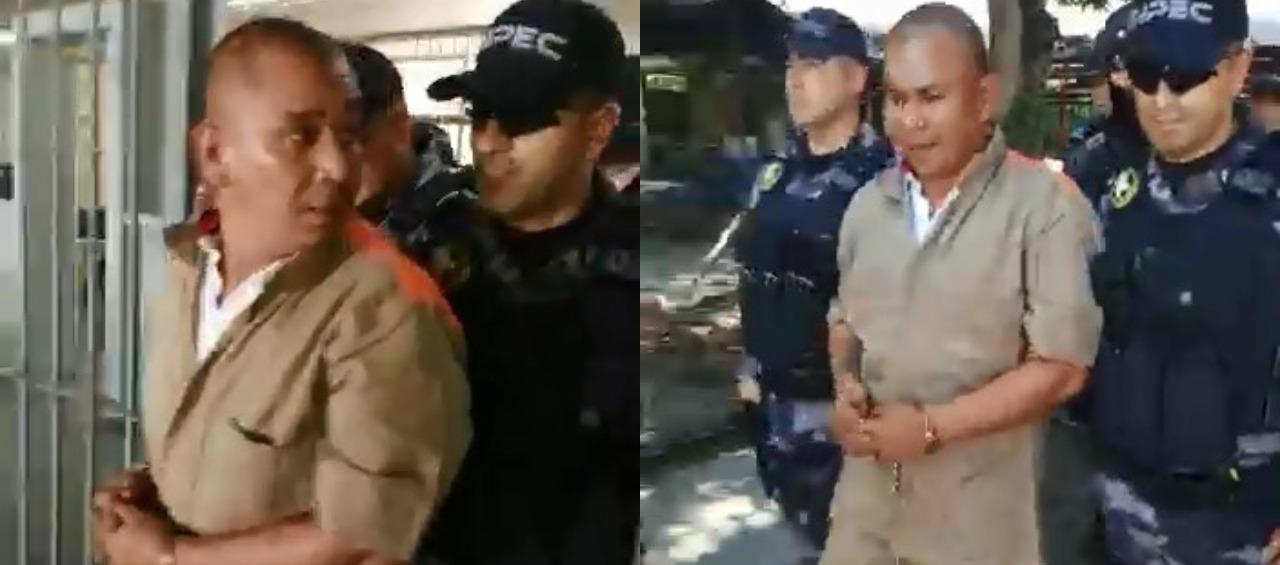 El 'Negro Ober' esposado de pies y manos.