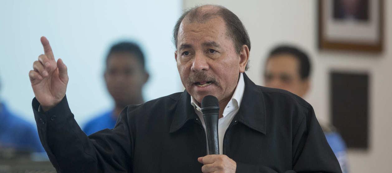 El presidente de Nicaragua, Daniel Ortega.