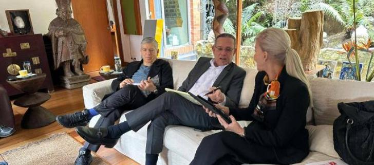 César Gaviria, Efraín Cepeda y Dilian Francisco Toro, autores de reforma alterna a la salud