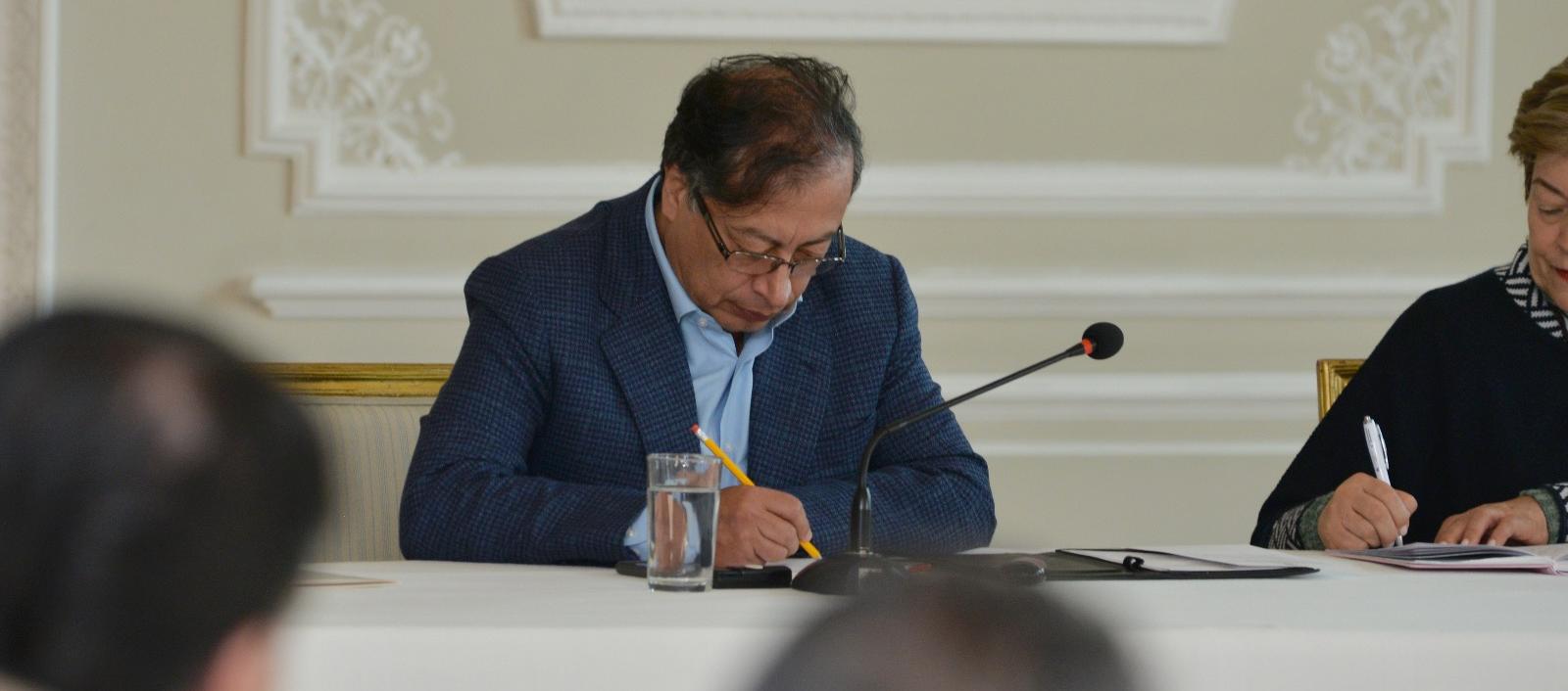 El Presidente de la República, Gustavo Petro.