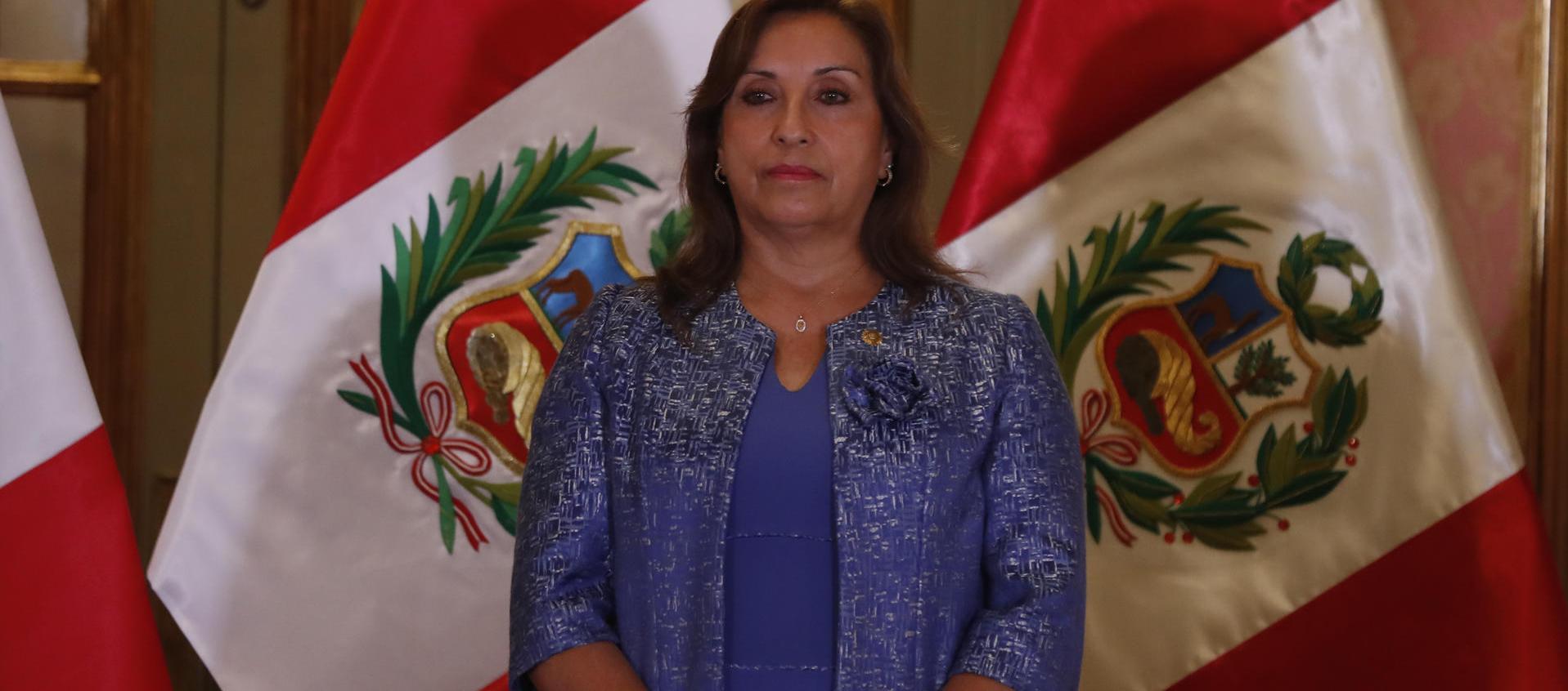 La Presidenta de Perú, Dina Boluarte, en una fotografía de archivo.