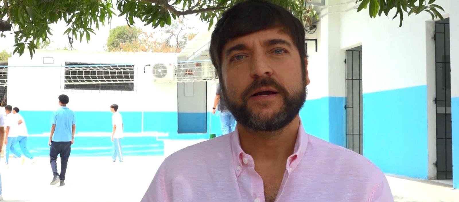 El Alcalde de Barranquilla, Jaime Pumarejo.