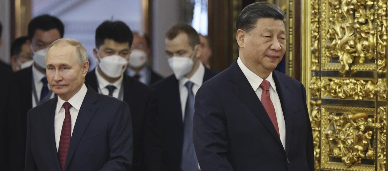 Vladímir Putin y Xi Jinping. 