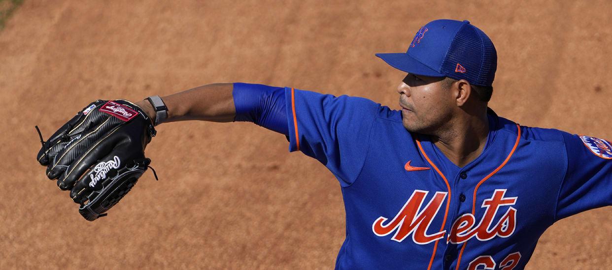 José Quintana, lanzador colombiano de los Mets de Nueva York. 
