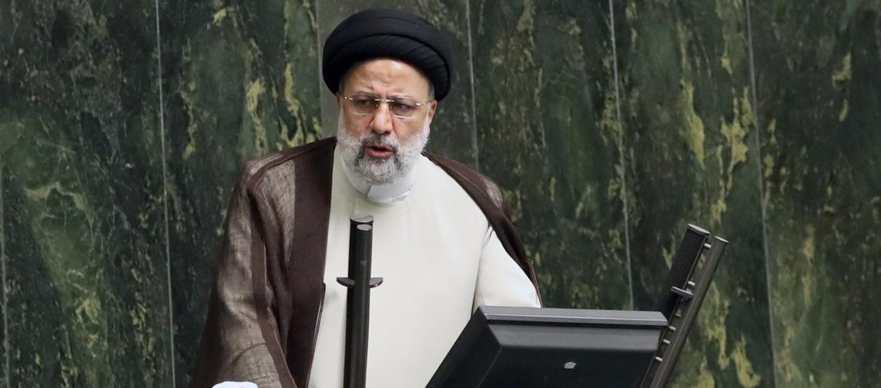 El presidente de Irán, Ebrahim Raisí.