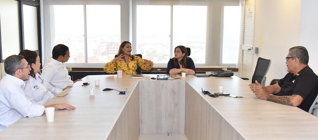 Reunión para coordinar la capacitación.