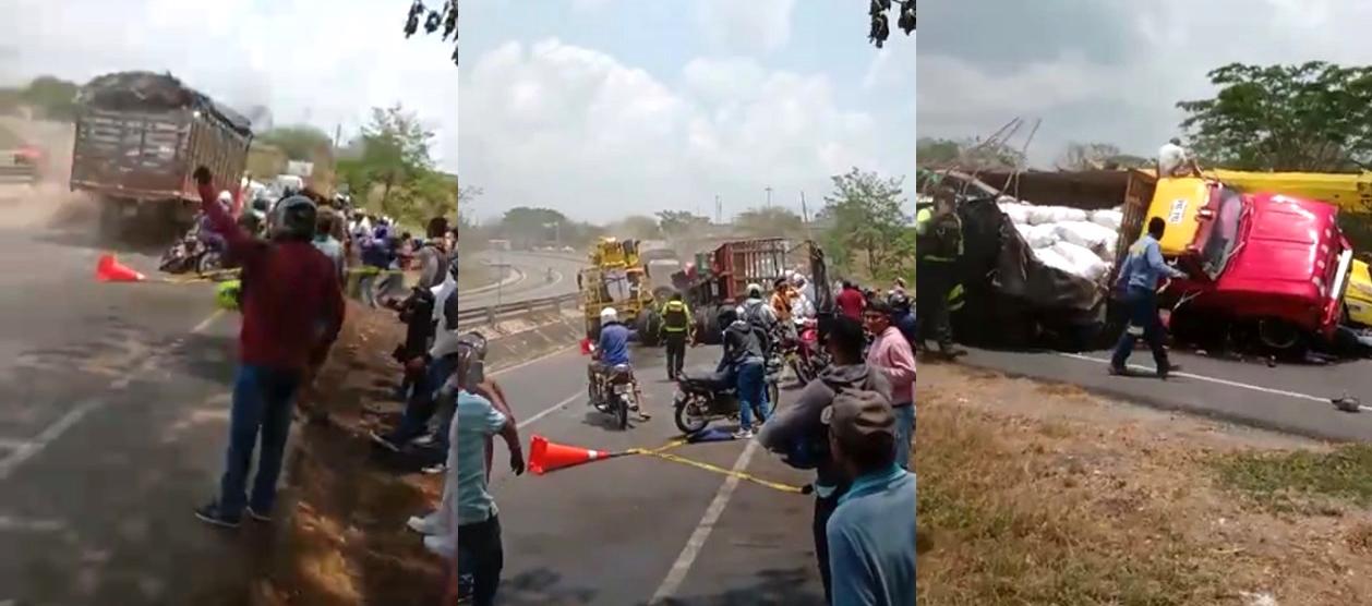 Secuencia del accidente.