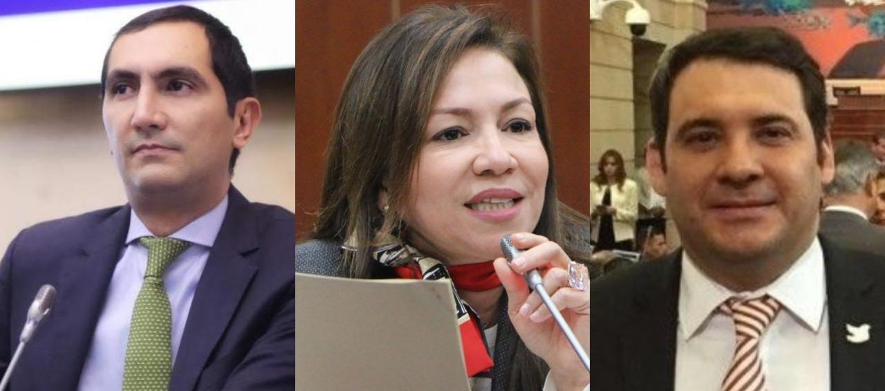 David Barguil, Sandra Villadiego y Raymundo Méndez.