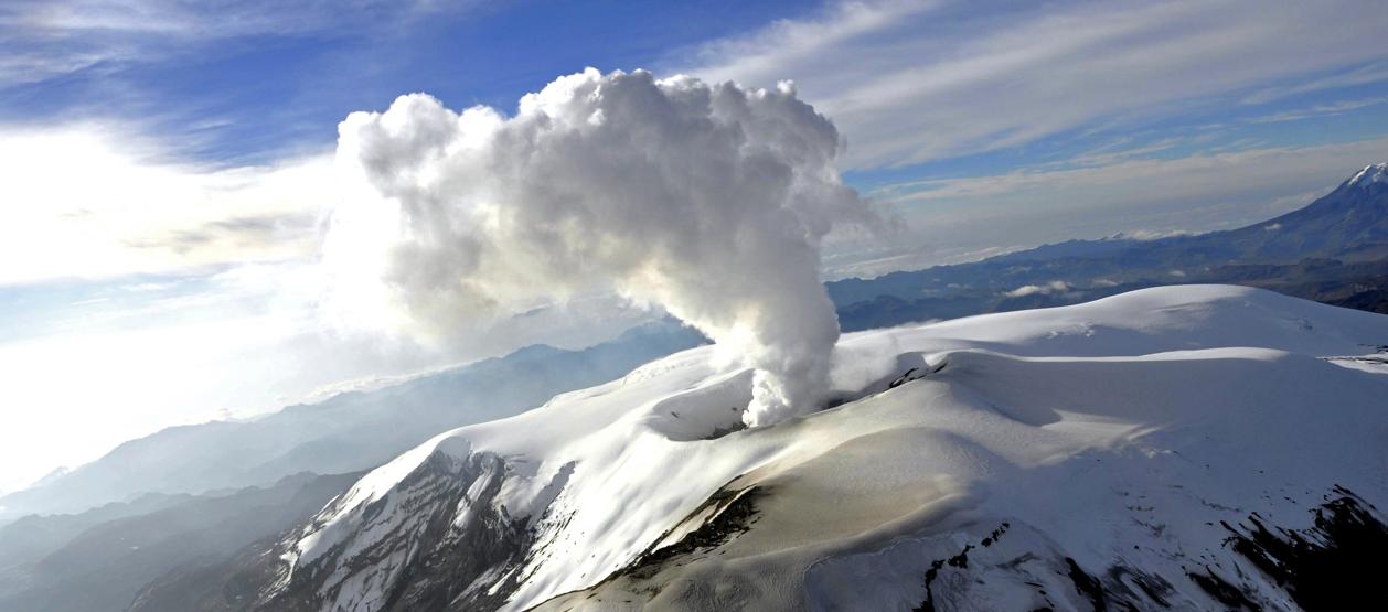 Volcán Nevado del Ruiz.