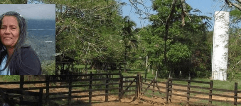 Amanda Arroyo fue sacada por hombres armados de su finca en zona rural de Tamalameque