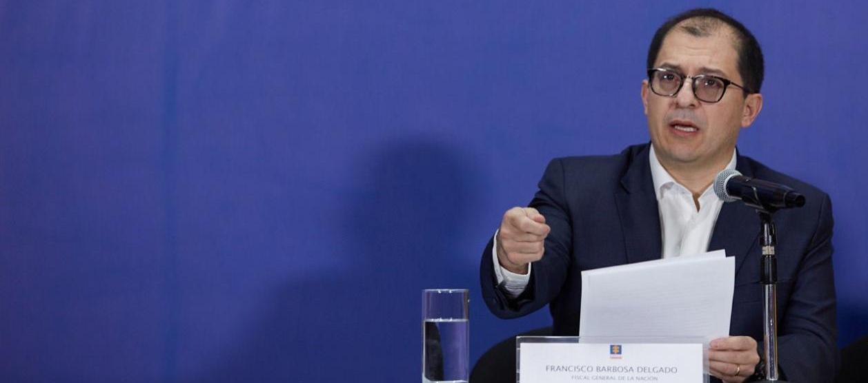 El Fiscal General de la Nación, Francisco Barbosa.