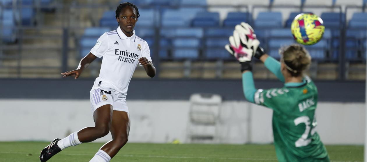 Linda Caicedo abrió el marcador par el Real Madrid.