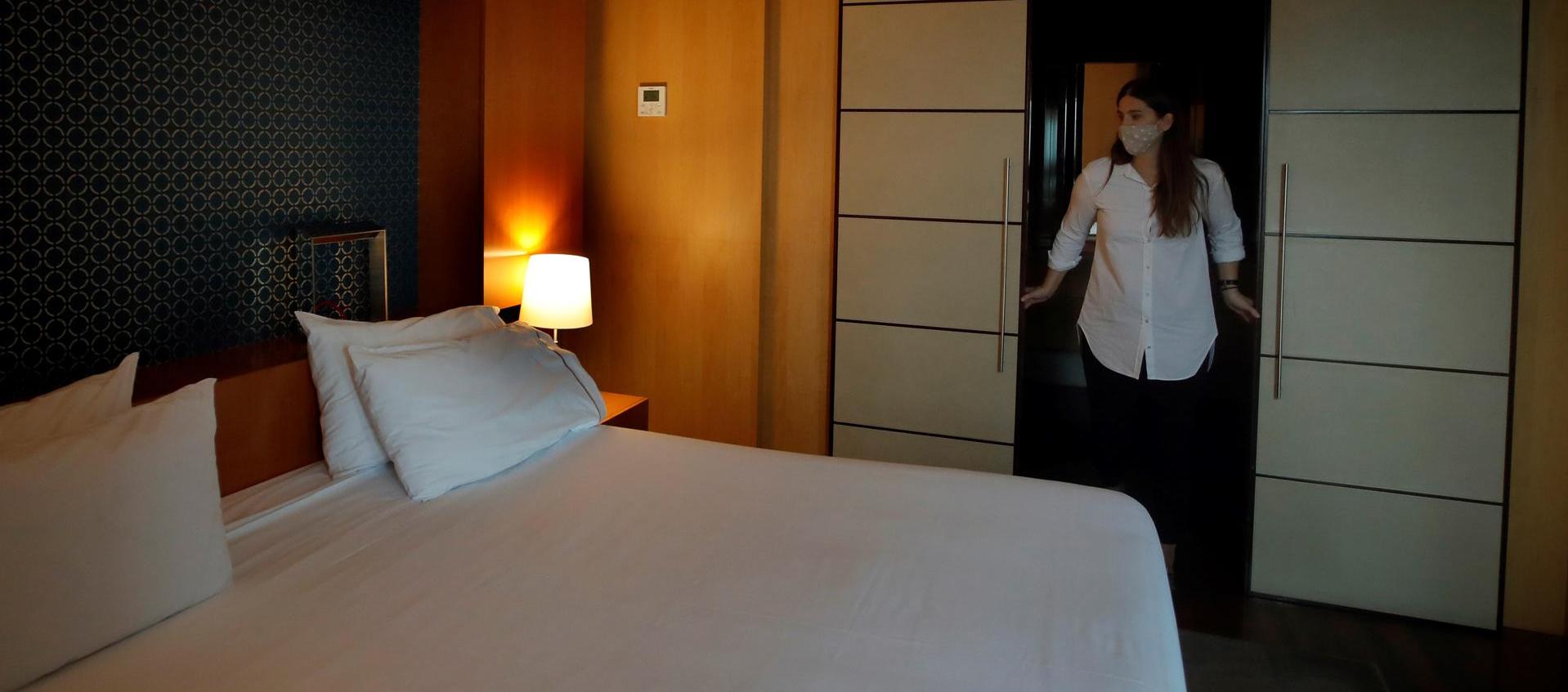 Imagen de archivo de habitación de un hotel