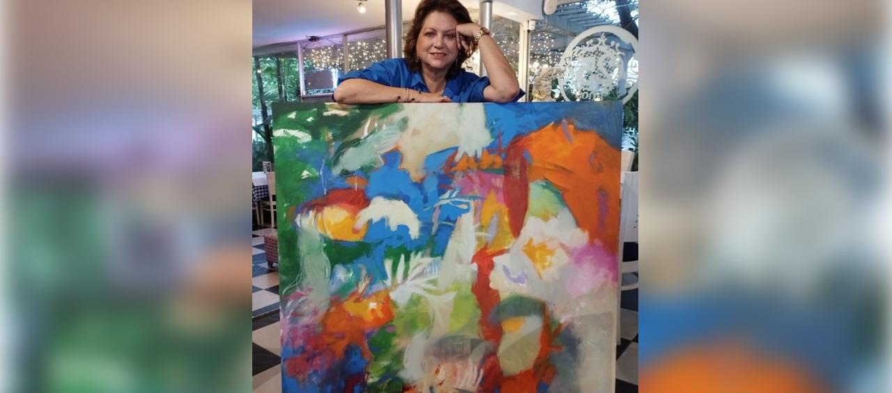 Carla Celia, una de las artistas locales que expondrá sus obras desde este 8 de marzo en 'Musas'.