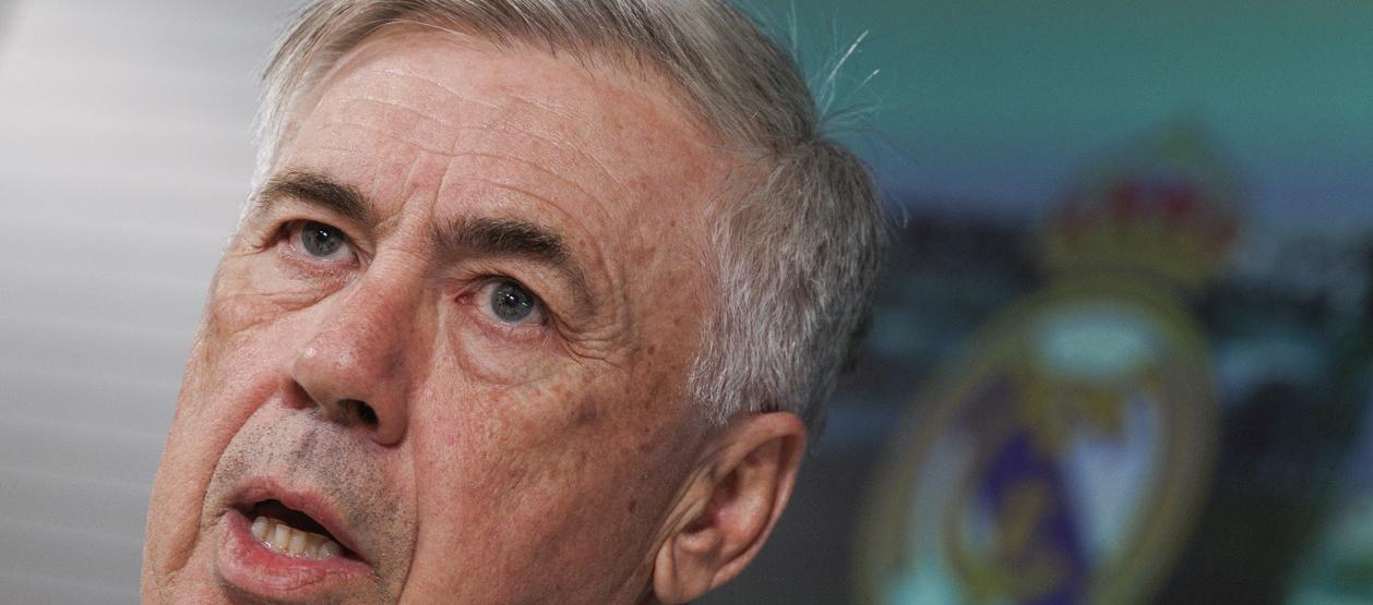 Carlo Ancelotti, entrenador del Real Madrid. 