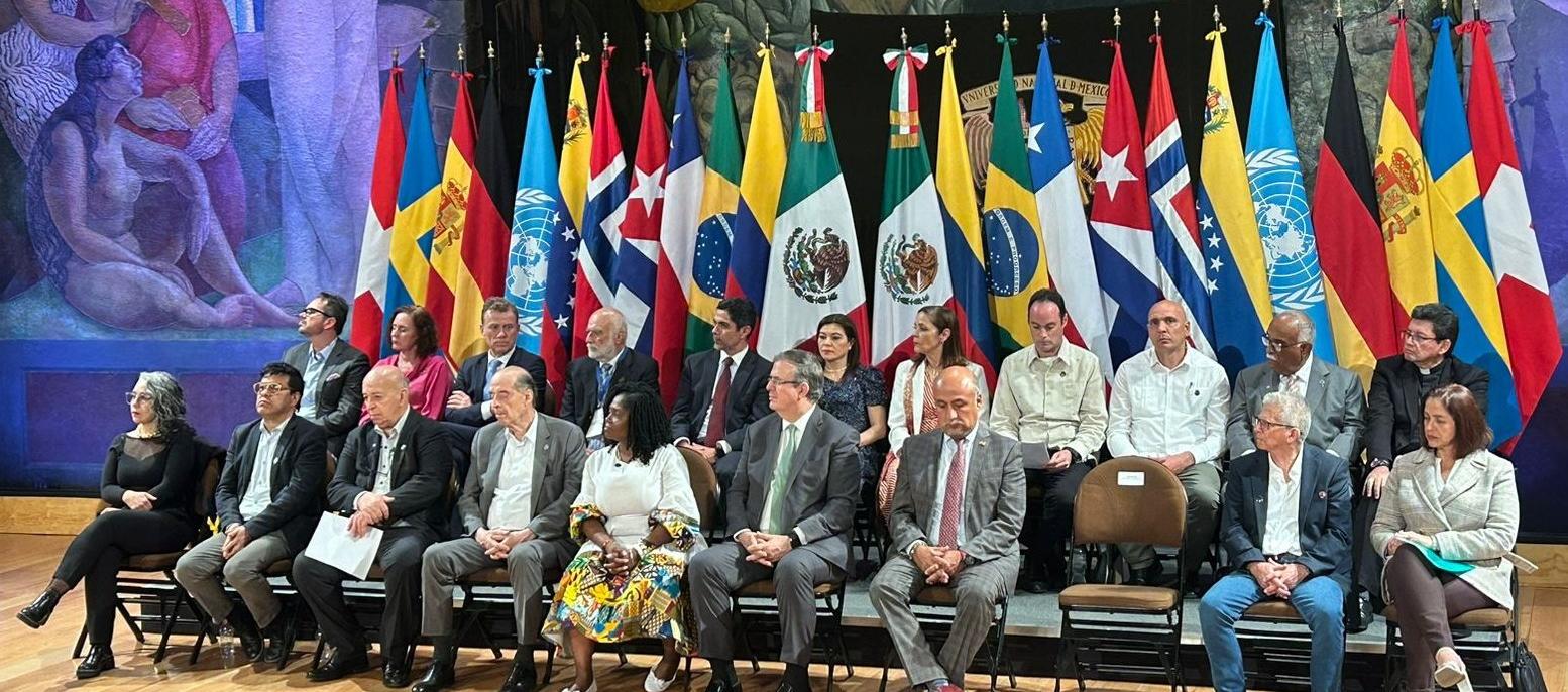 Clausura del ciclo "Acuerdo de México" a la que asistieron la vicepresidenta Francia Márquez y el canciller Álvaro Leyva.