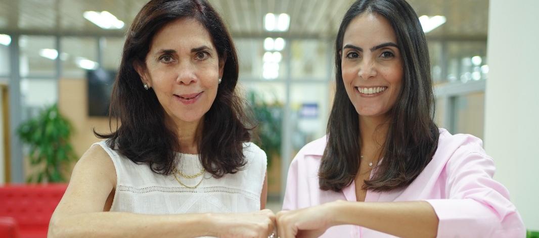 Clementina Holguín, subgerente administrativa de Gases del Caribe, y Ángela Vives, Jefa de Gestión Humana