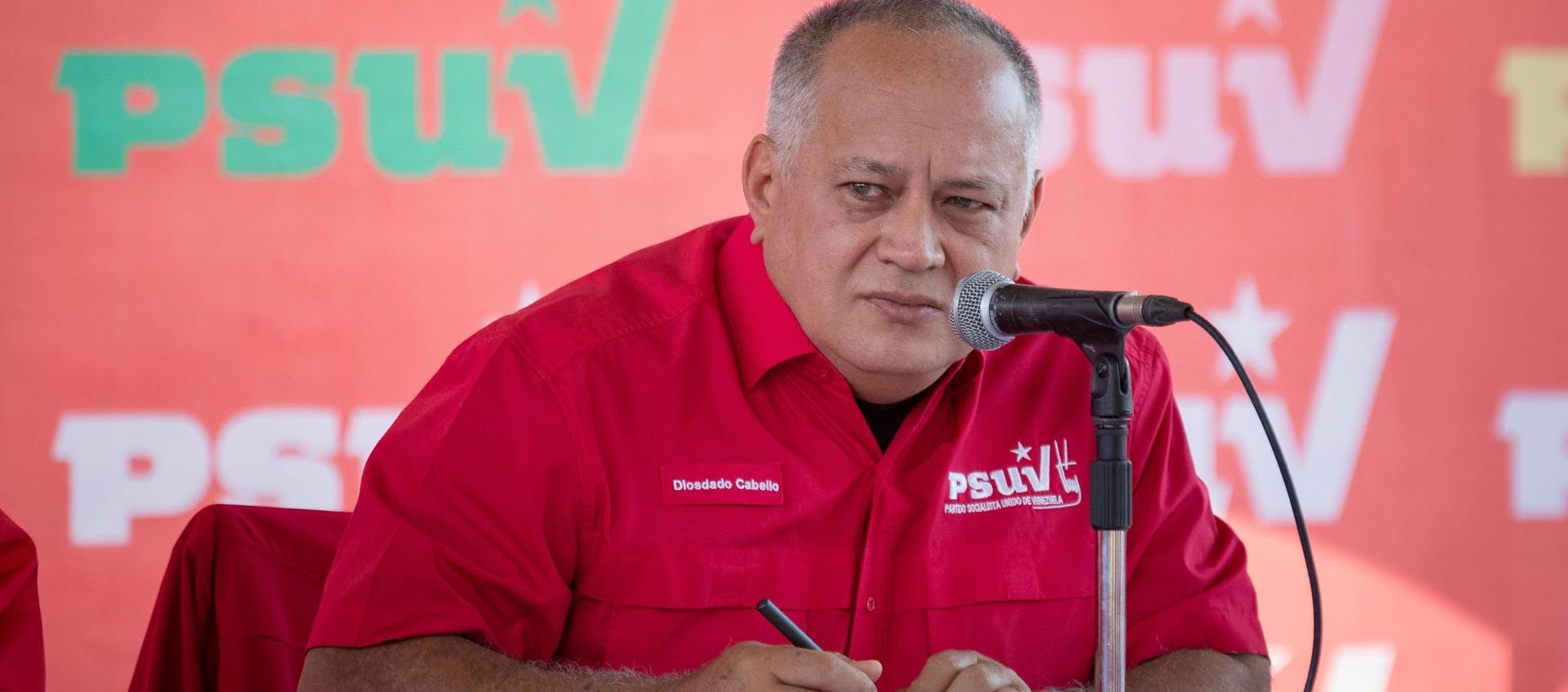 El número dos del chavismo, Diosdado Cabello.