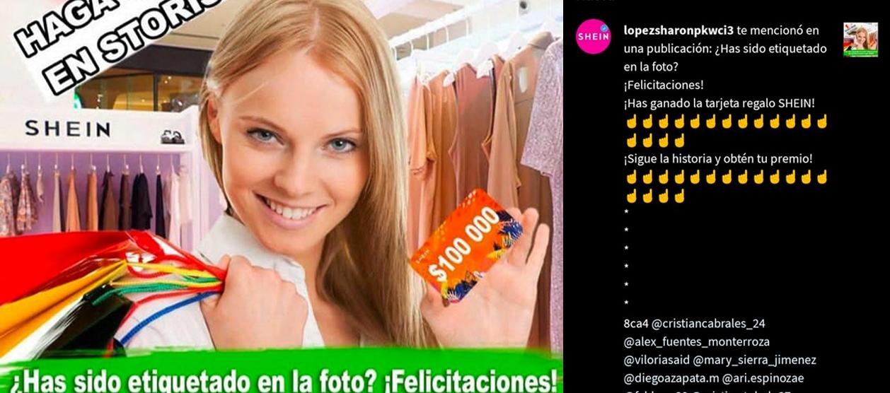 Nueva modalidad de estafa por Instagram.