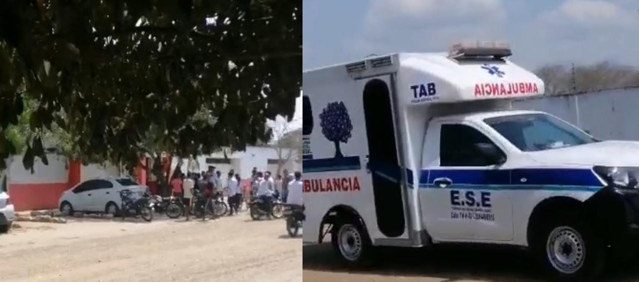 La Secretaría de Salud del Atlántico envió varias ambulancias para trasladar a las estudiantes afectadas.