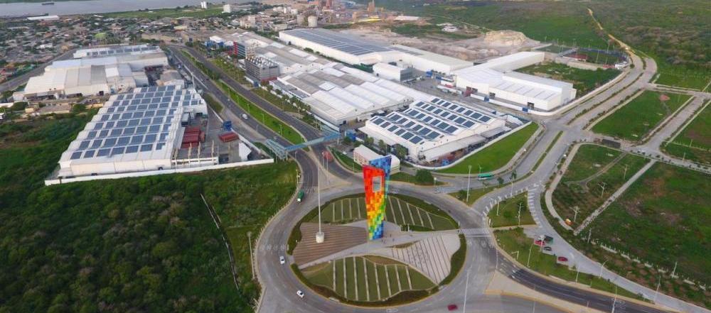 La empresa Tecnoglass.