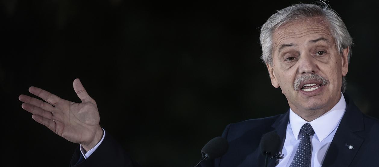 Alberto Fernández, presidente de Argentina. 