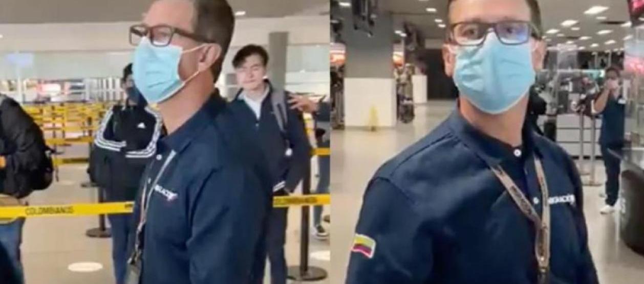 Jaime Alonso Sánchez, funcionario de la Unidad Administrativa Especial de Migración Colombia.