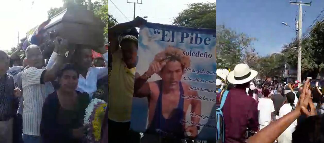 Sepelio de 'El Pibe soledeño'