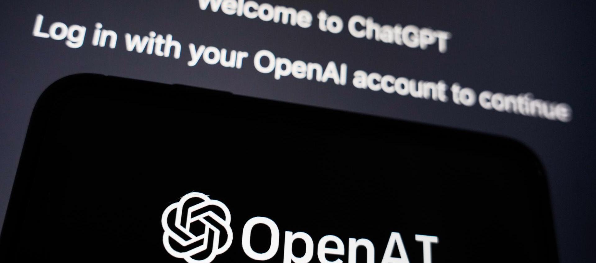 Una ilustración de ChatGPT, en una fotografía de archivo