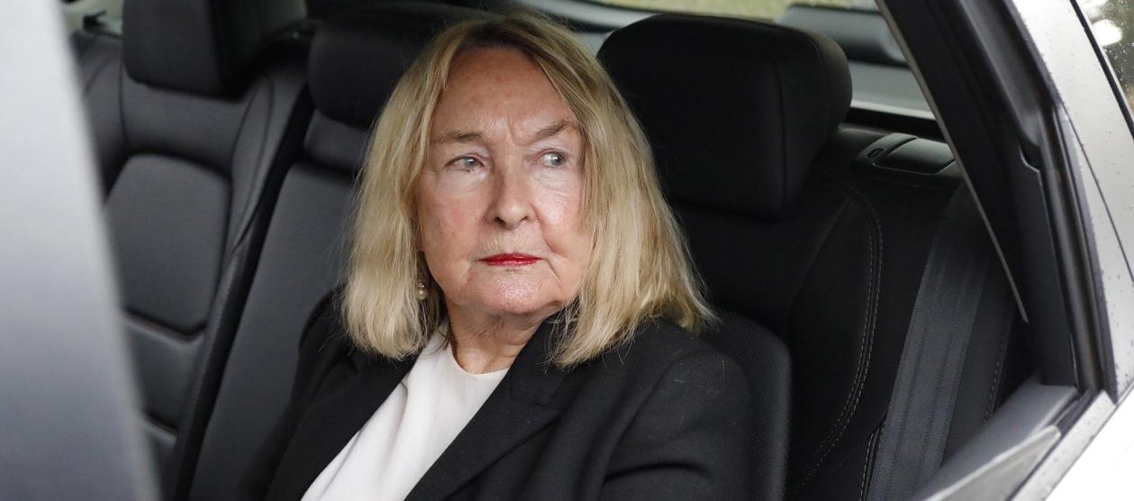 June Steenkamp, madre de la víctima, asistió a la audiencia. 