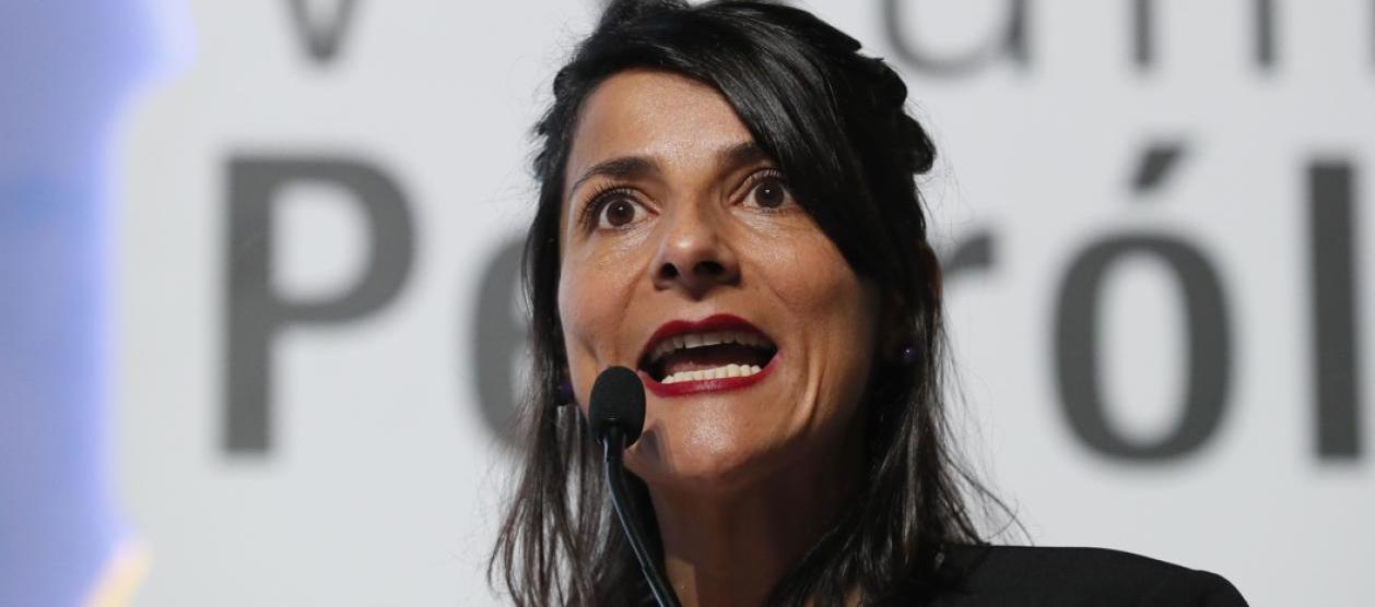Ministra de Minas y Energía, Irene Vélez