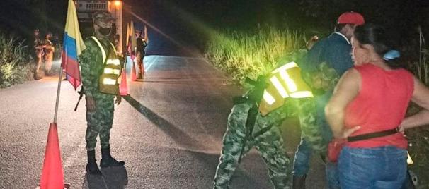 Operativos de control del Ejército en el Cesar.