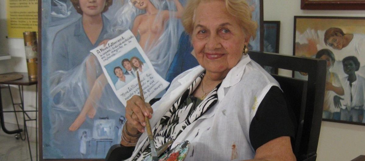 Neva Lallemand, pintora atlanticense fallecida en Barranquilla