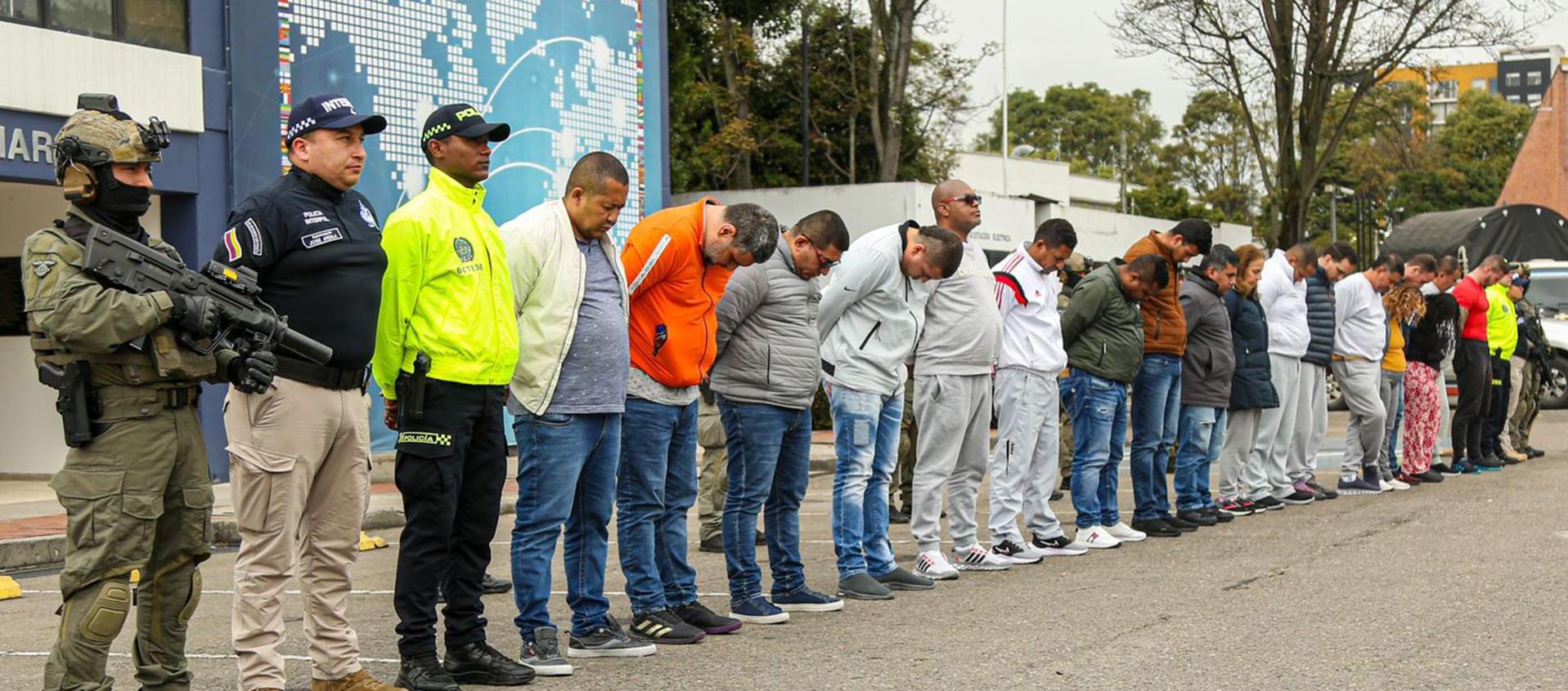 Los capturados de la "Operación San Martín".