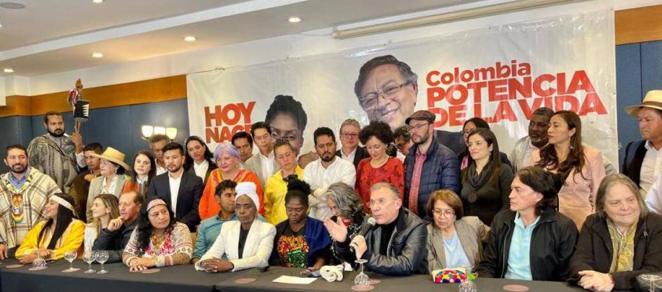 Dirigentes del Pacto Histórico.