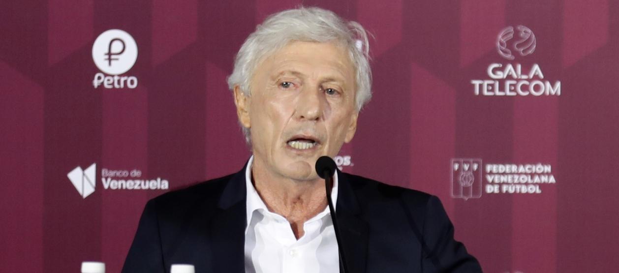 José Pékerman duró un año y tres meses al frente de la selección venezolana.