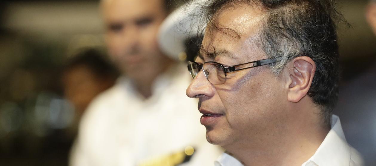 El presidente de Colombia, Gustavo Petro