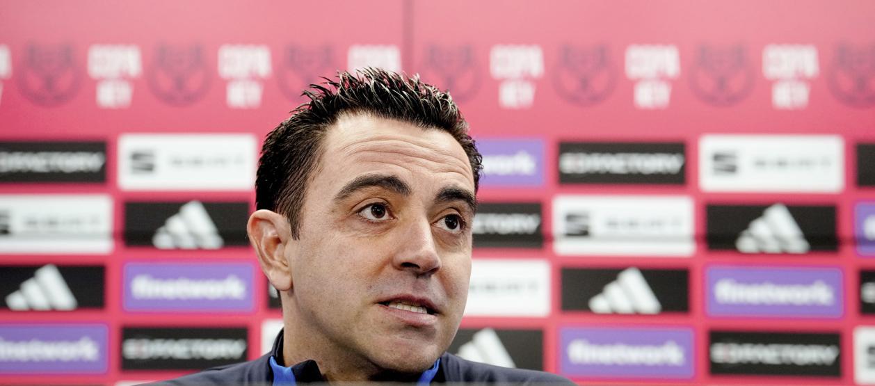 Xavi Hernández, entrenador del Barcelona. 